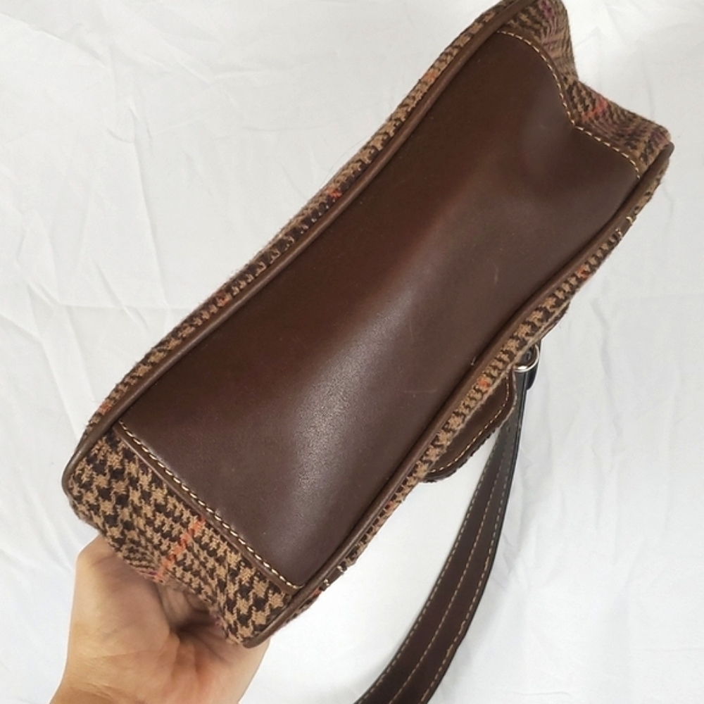 Y2K Plaid Houndstooth Shoulder Bag - Picture 7 of 10